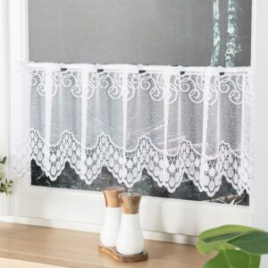 Zazdrostka żakardowa Violetta 30cm biała