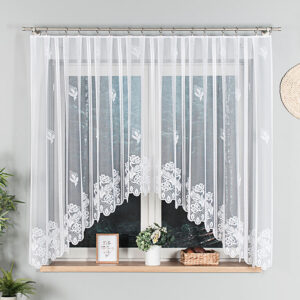 Firana żakard gotowa na żabki Beata 315x160cm