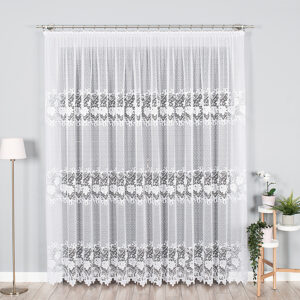 Firanka żakardowa 200cm kolor biały