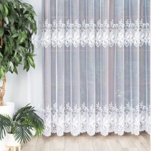 Firanka żakardowa 250cm biała