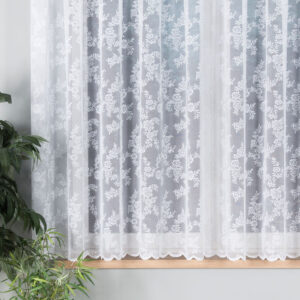 Firanka żakardowa 160cm biała