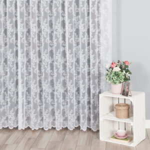 Firanka żakardowa 250cm biała