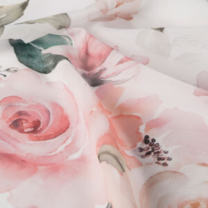 Firana drukowana wzór ATENA z ołowianką WOAL 157cm