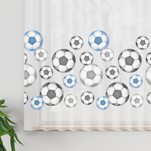 FUTBOL Firanka z ołowianką WOAL 157cm kolor niebieski