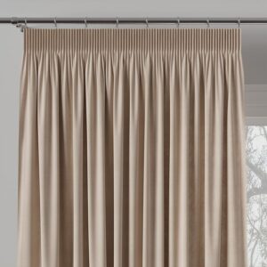 Zasłona gotowa na taśmie 140x250 MILAS chłodny jasny beżowy