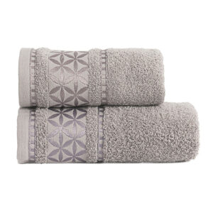Ręcznik bawełniany Paola kolor szary 50x90