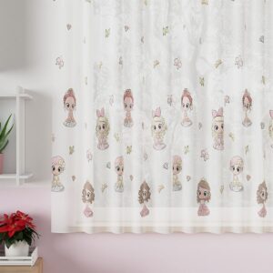 PRINCESS Firanka z ołowianką WOAL PREMIUM 157cm