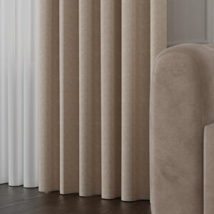 Tkanina dwustronna RUFUS 320cm kolor 660 beżowy