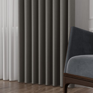 Tkanina dwustronna RUFUS 320cm kolor 717 ciepły ciemny szary