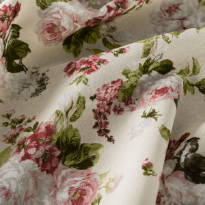 Tkanina na zasłony materiał ELIANA szerokość 140cm  różowy