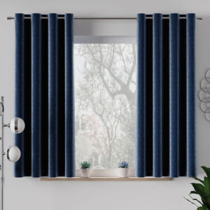 AGNES Zasłona na przelotkach 140x160 granat