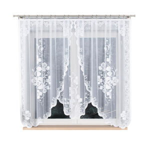 FIRANA GOTOWA ELEGANCKI WZÓR KWIATOWY DO SALONU POKOJU KUCHNI 320x160cm