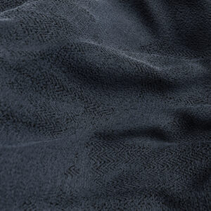 Tkanina na zasłony materiał na zasłony wzór w jodełkę Aron 300cm granatowy