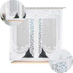 FIRANA DO SALONU PANELOWA GOTOWA ŻAKARD DANUTA 160x160cm