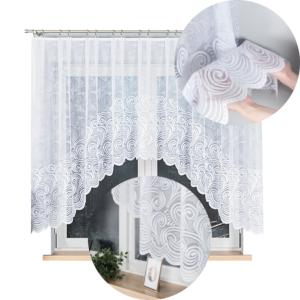 FIRANA GOTOWA ŻAKARD ORNAMENT DO SALONU KINGA 300x140cm