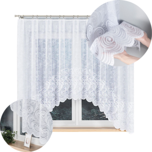 FIRANA GOTOWA ŻAKARD ORNAMENT DO SALONU KINGA 300x160cm