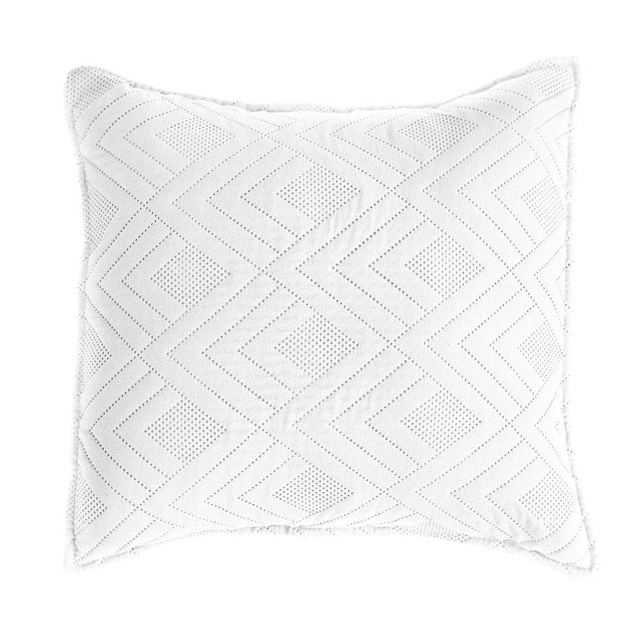 POSZEWKA DEKORACYJNA DO NARZUTY 40x40cm biały