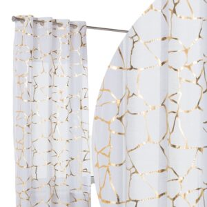 FIRANA GŁADKA ZŁOTE ZDOBIENIA GLAMOUR 260x140cm