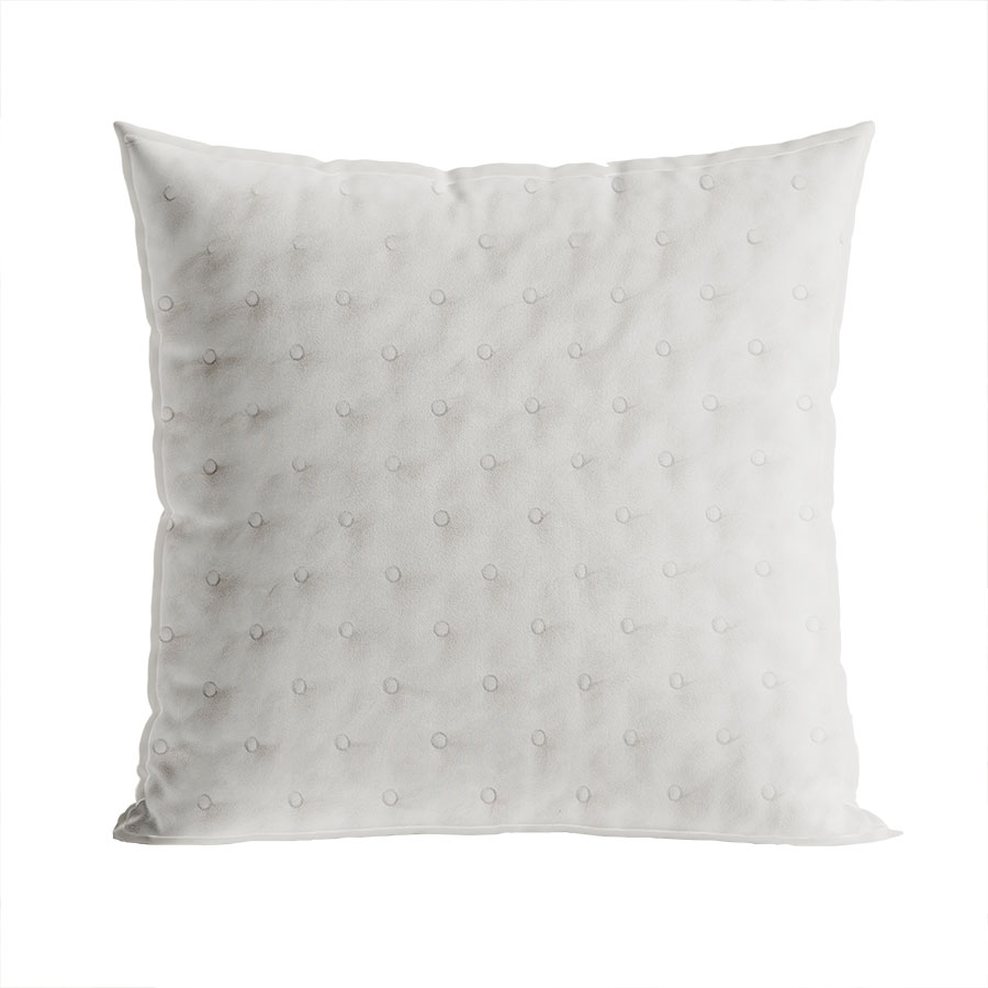 POSZEWKA DEKORACYJNA DO NARZUTY 40x40cm jasny szary