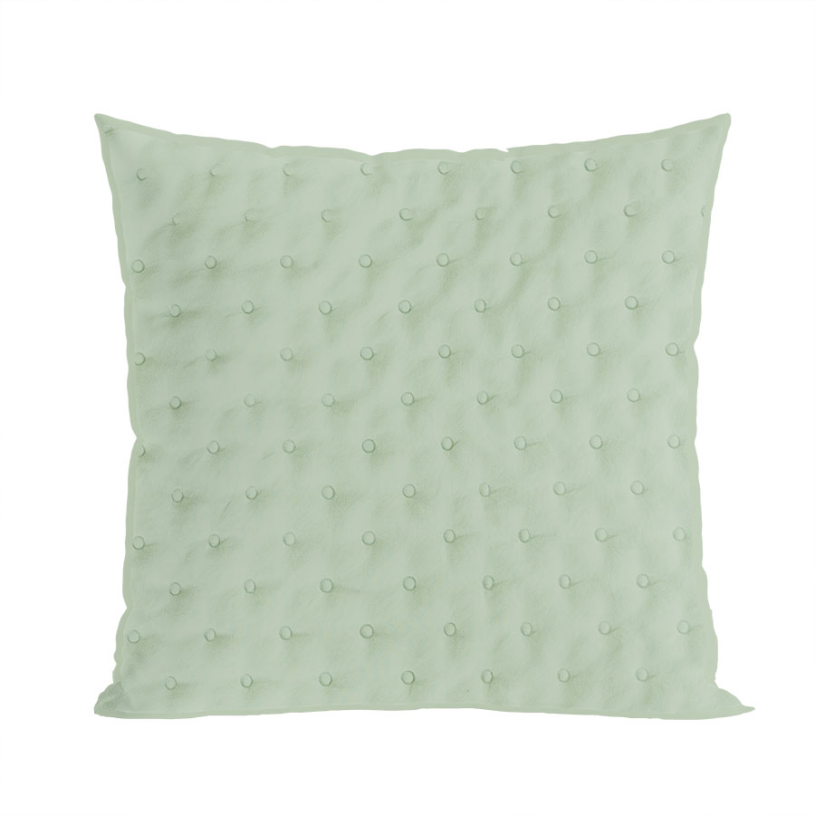 POSZEWKA DEKORACYJNA DO NARZUTY 70x80cm jasny zielony