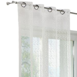 FIRANA NA PRZELOTKACH SIATKA 245x140 kremowa