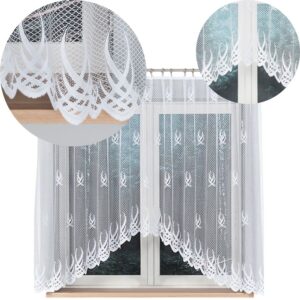 FIRANA ŻAKARD GOTOWA Z ŁUKIEM DO SALONU POKOJU 300x160cm