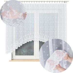 FIRANA GOTOWA MOTYW KWIATOWY SALON KUCHNIA ŻAKARD Z ŁUKIEM 300X140cm