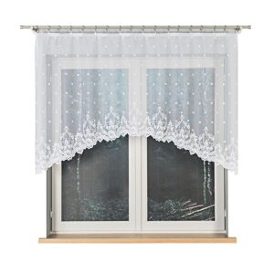 Firana żakard gotowa na żabki Stefania 200x115cm