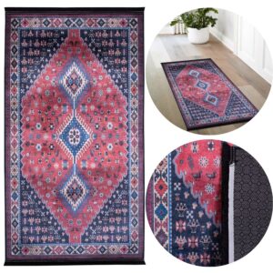 DYWAN DEKORACYJNY ANTYPOŚLIZGOWY 160x230 CORU bordowy