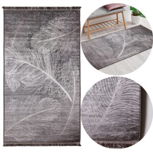 DYWAN DEKORACYJNY ANTYPOŚLIZGOWY 80x140 SAVA beż