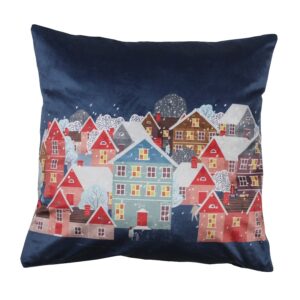 POSZEWKA ŚWIĄTECZNA VELVET LAND 45x45cm