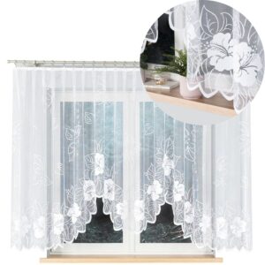 FIRANA GOTOWA ŻAKARD WZÓR KWIATOWY GRACJANA 300x160cm