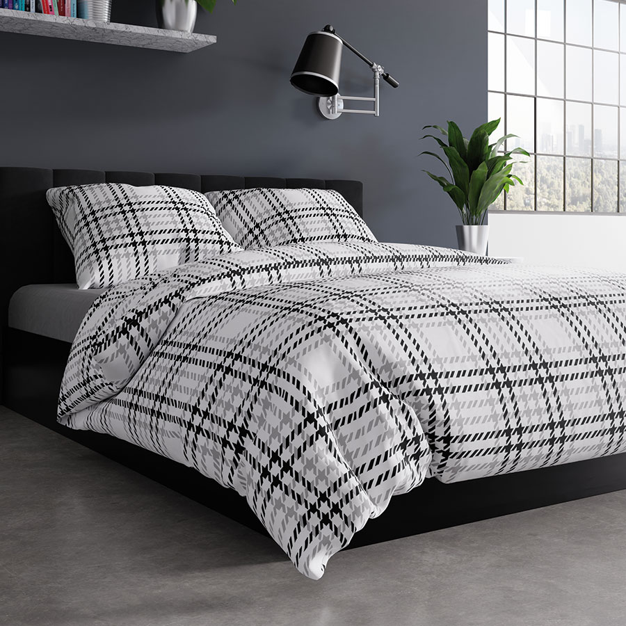 KOMPLET POŚCIELI Z SATYNY BAWEŁNIANEJ PETIT 160x200cm