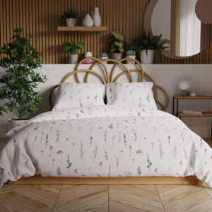 KOMPLET POŚCIELI Z SATYNY BAWEŁNIANEJ INGRID 220x200cm