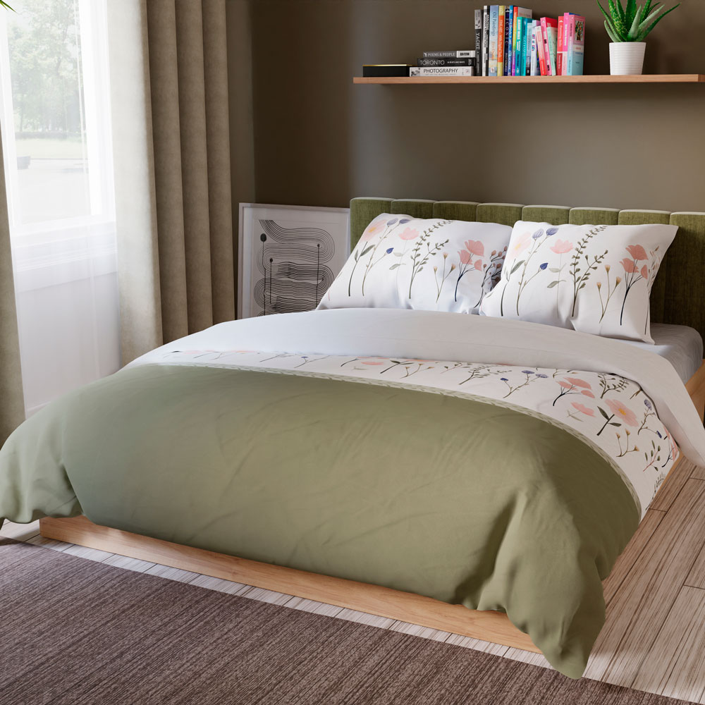 KOMPLET POŚCIELI Z SATYNY BAWEŁNIANEJ FABLE 220x200cm