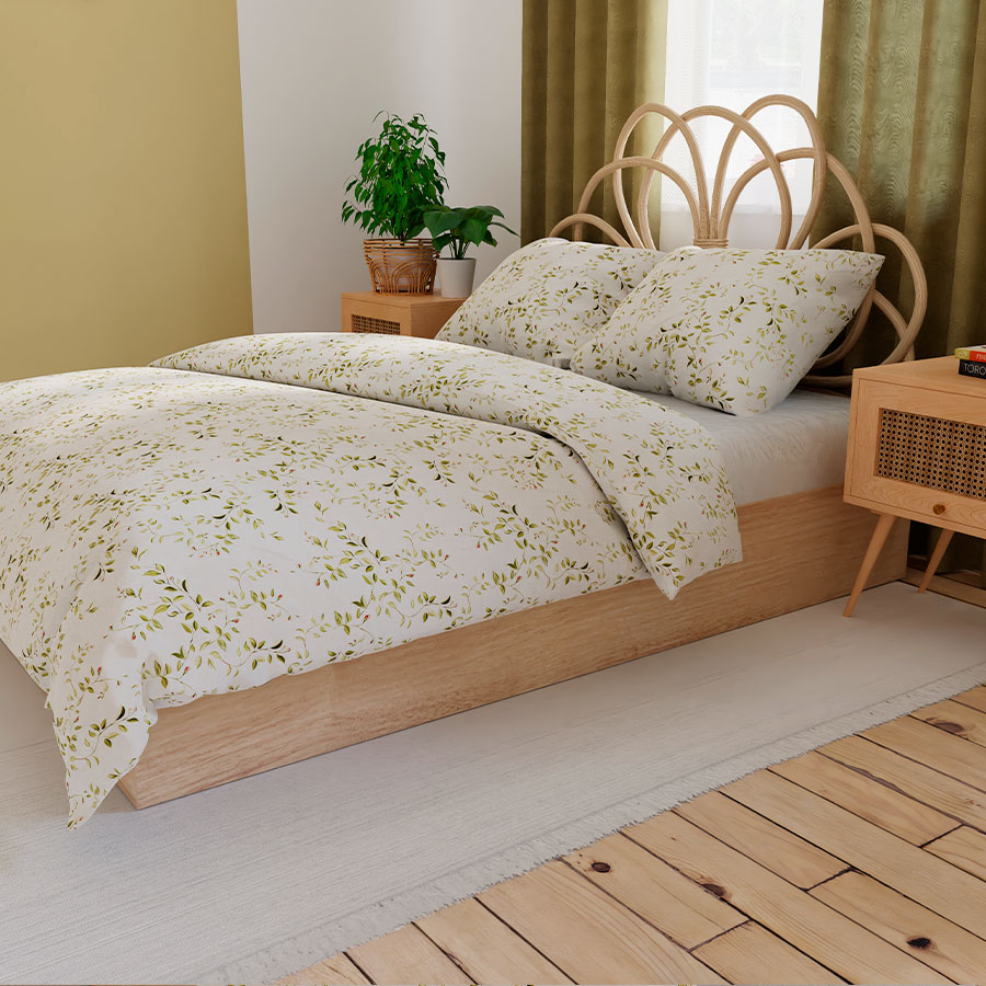 POŚCIEL BAWEŁNIANA 220x200cm KOMPLET POŚCIELI ORLINA