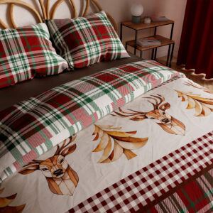 POŚCIEL BAWEŁNIANA 220x200cm KOMPLET POŚCIELI MERRY