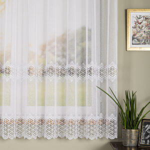 FIRANA Z APLIKACJĄ GIPIUROWĄ NA MARKIZECIE 175cm biała