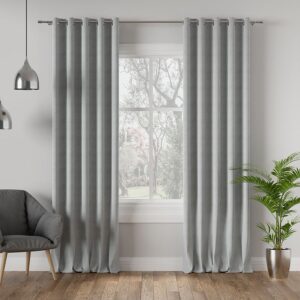Tkanina zasłonowa MILAS 290cm matowa materiał na zasłony chłodny szary