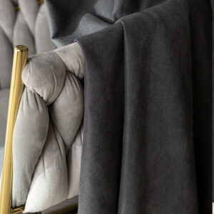 TKANINA DEKORACYJNA MILAS 220g/m2 300cm kolor 800 ciepły grafitowy