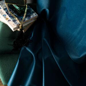 Tkanina na zasłony materiał VELVET MATT 320cm gruba 360g/m2 kolor 105 ciemny niebieski