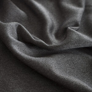 Tkanina dekoracyjna strukturalna LORA 300cm kolor 030 ciemny szary